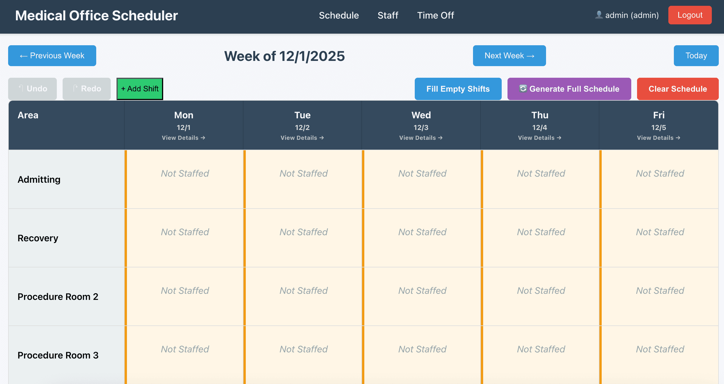 ChronaMed - Medical Office Scheduler